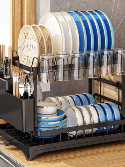 3 layers plate rack