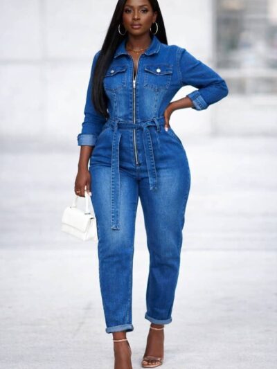 Denim jumpsuit