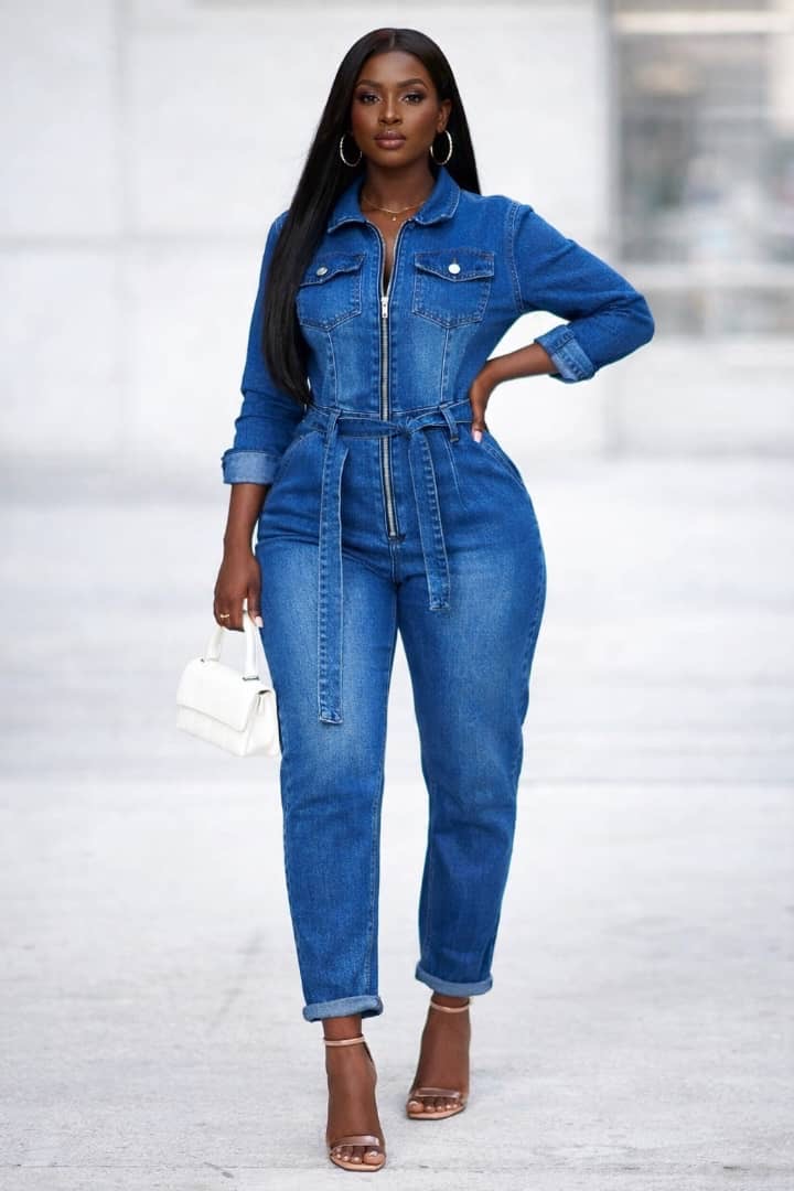 Denim jumpsuit