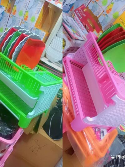 Double decker plate rack