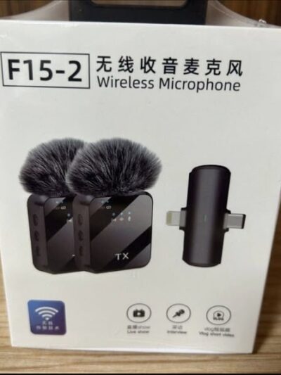 2 wireless microphones