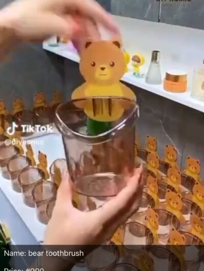 Beer toothbrush