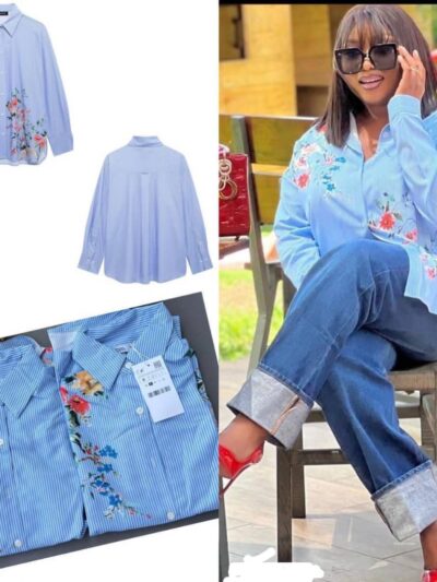 Zara flower shirt