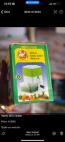 Chilly grater