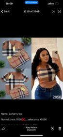 Burberry top