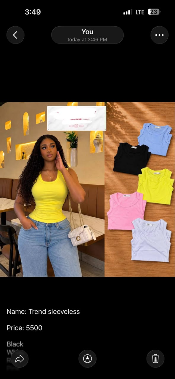 Trend sleeveless
