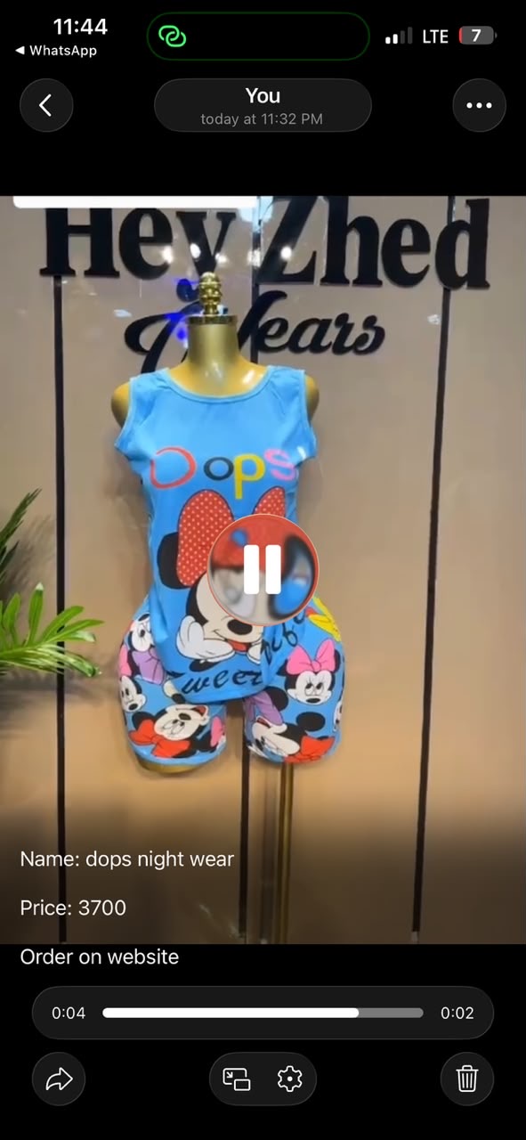 Dops night wear