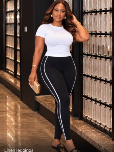 Linen leggings