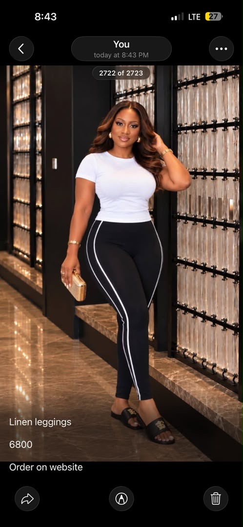Linen leggings